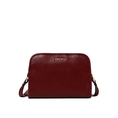Borsa Donna a tracolla, con chiusura zip e logo metallico frontale